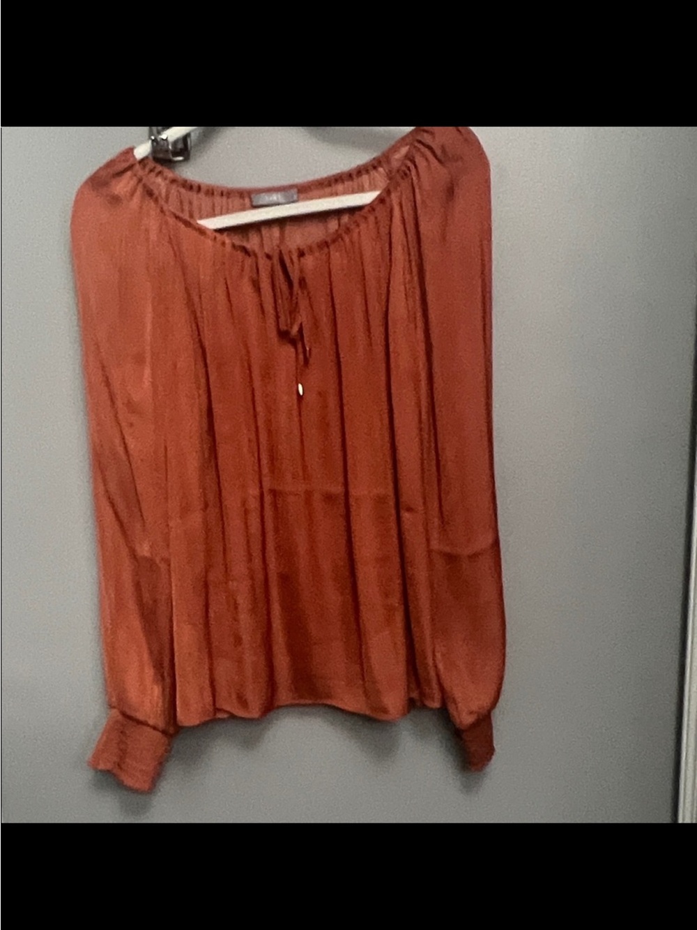 Tart Rust Orange Peasant Blouse - Women Tops
